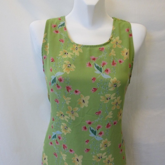 LAURA TYLER 12 L LONG DRESS Sleeveless GREEN - Picture 5 of 8